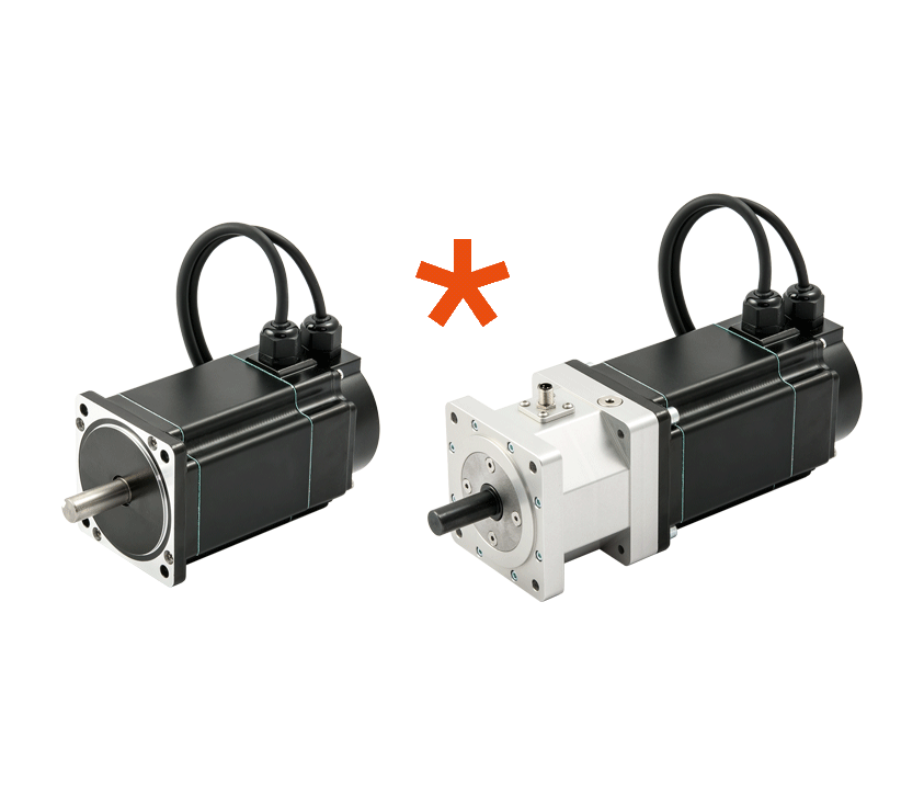 Custom range widening: Stepping motors with IP65 encoder